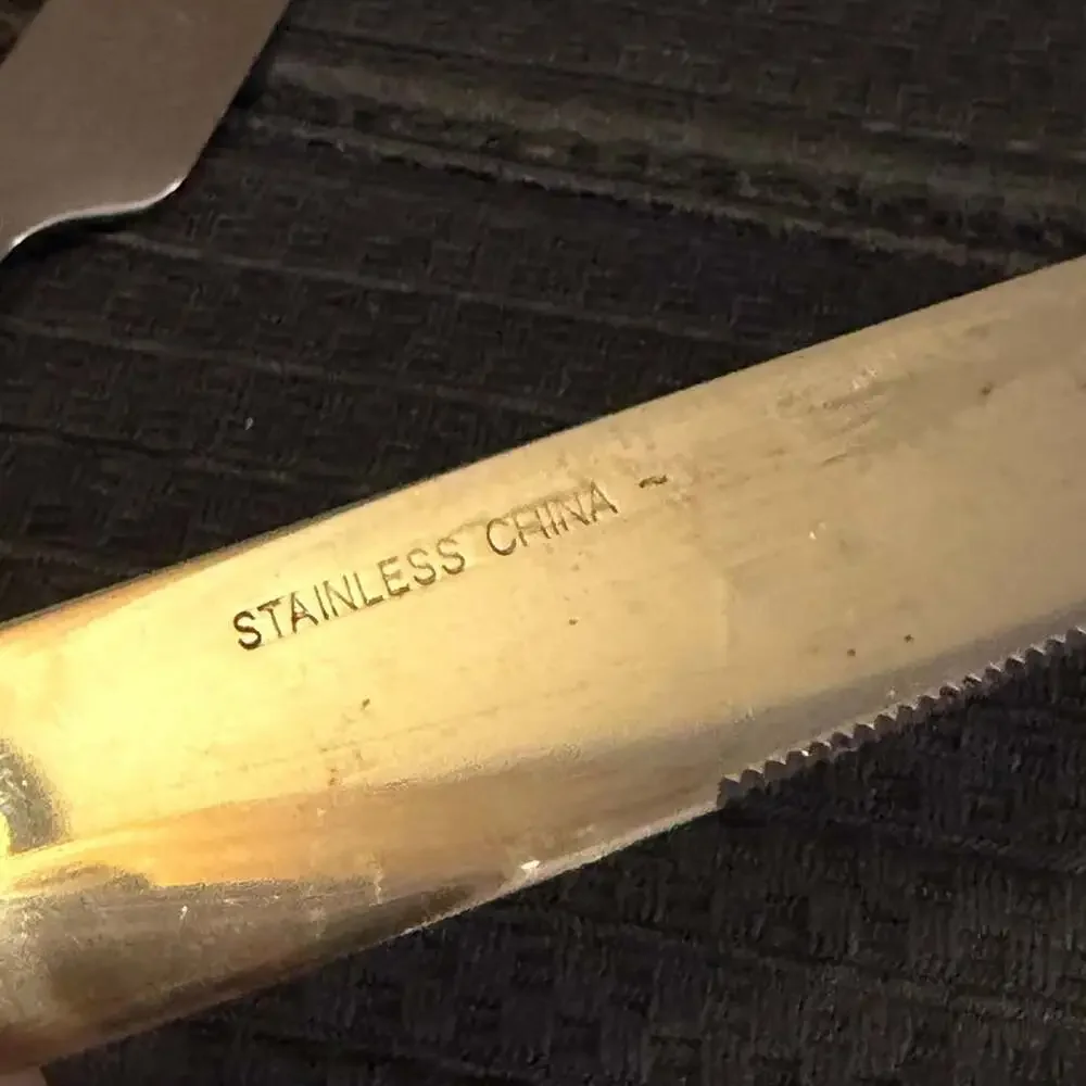 Cambridge Silver Jubilee-Red Stainless Steel Plastic Handle Knives Set of 3